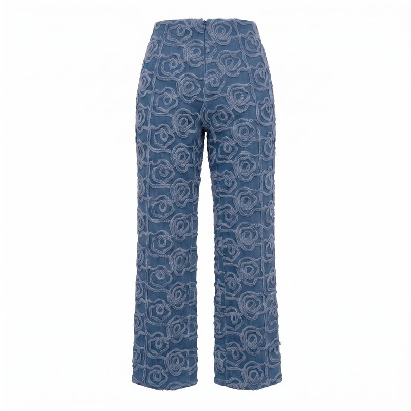 Jade denim High-waisted pants