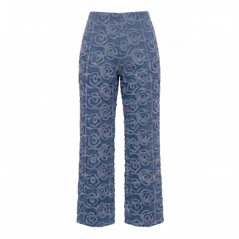 Jade denim High-waisted pants